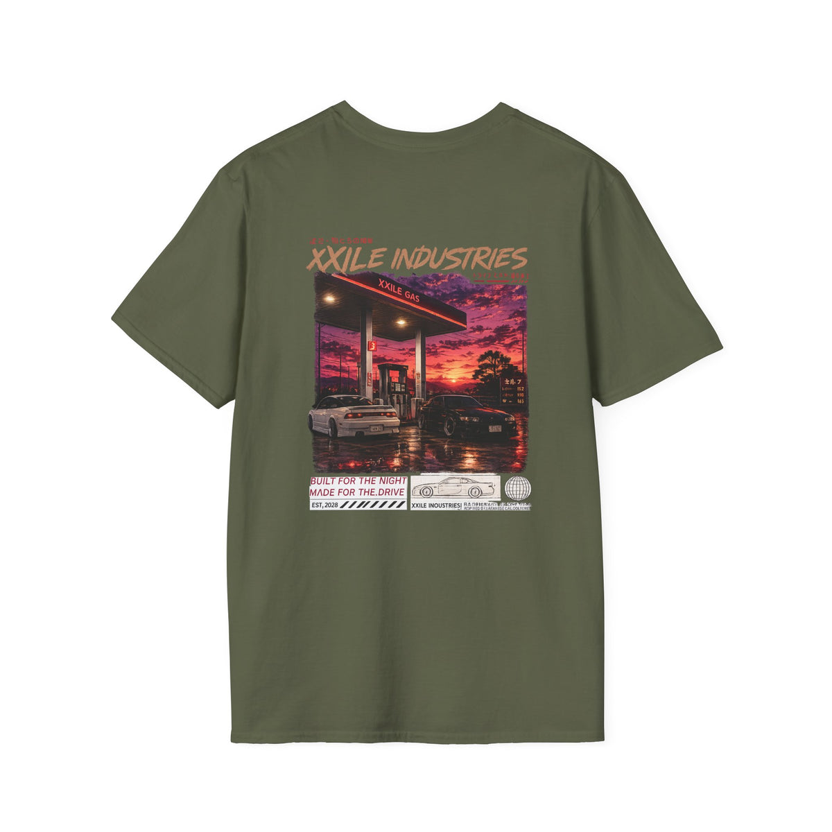XXILE Industries Midnight Drive Graphic T-Shirt