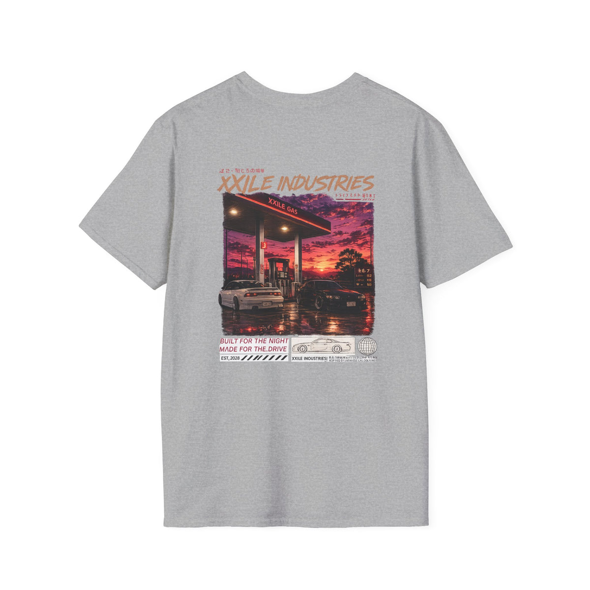 XXILE Industries Midnight Drive Graphic T-Shirt