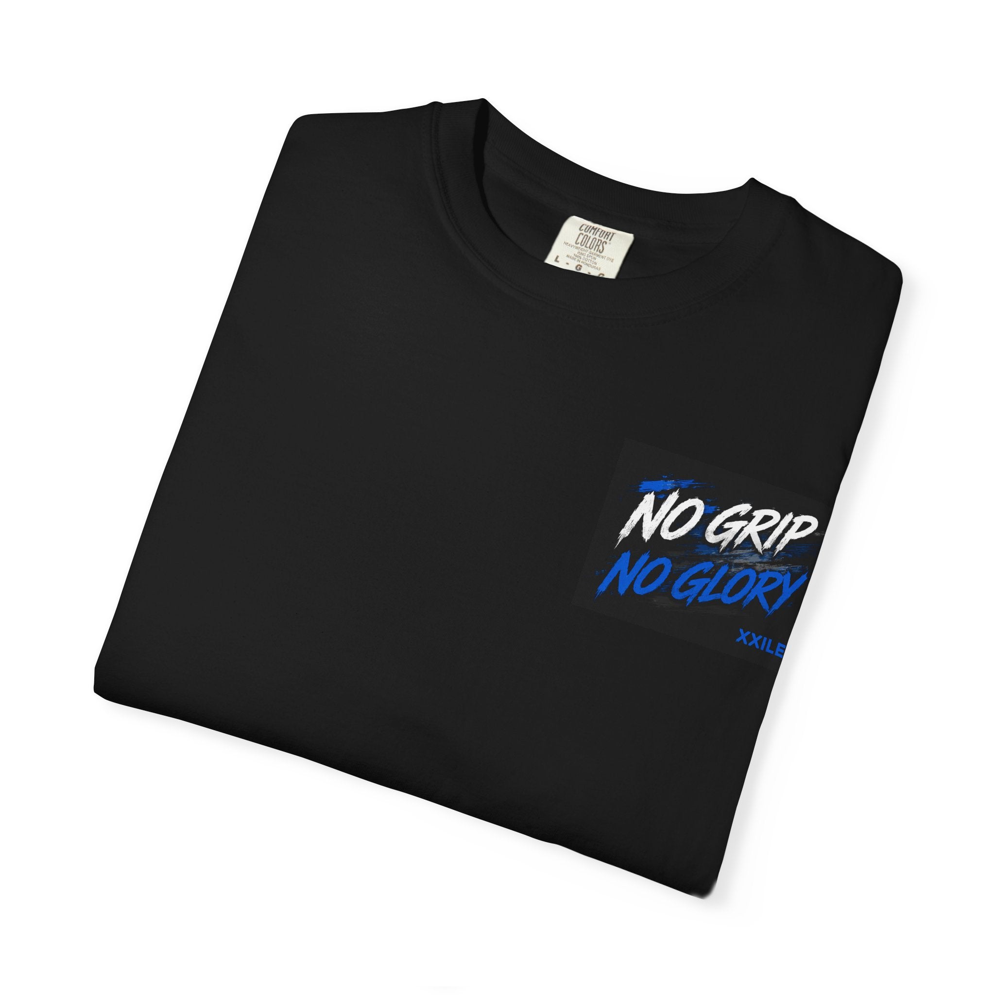 Racing T-Shirt — "No Grip No Glory" Car Graphic Tee